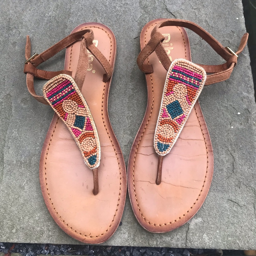 Colorful summer sandals